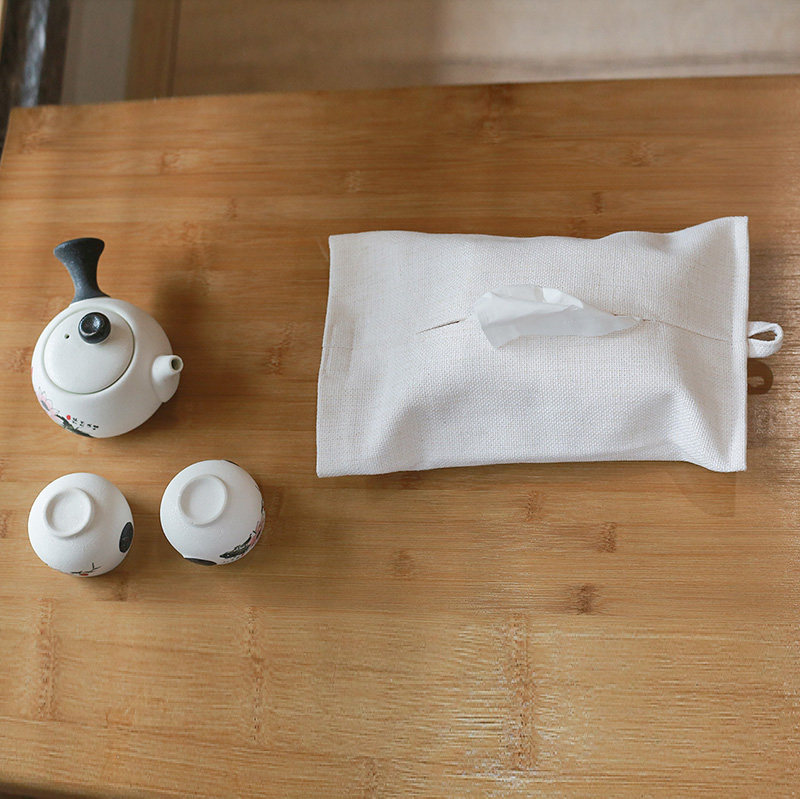 Day Style Retro Bedroom Paper Towel Set Cotton Hemp Cloth Art Vehicular Hanging Toilet Paper Box Living Room Creative Cashier Bag Nordic Style