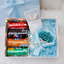 Birthday gift DIY custom can Coke walk heart romantic creative practical gift box to send boyfriend walk heart