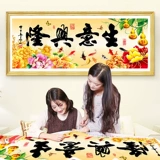 Business Xinglong Cross Emelcodery 2020 Hanging Store Full Emelcodery 2021 Новая линейная вышитая гостиная ручной работы