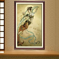 Dunhuang Feitian Cross Insk Древнее классические люди линия вышивка гостиной 2021 Новый древний ветер 3D Simple 2020
