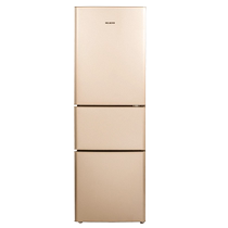 Meiling 210L three-door refrigerated and frozen dormitory rental home direct cooling ultra-thin energy-saving small refrigerator official 48