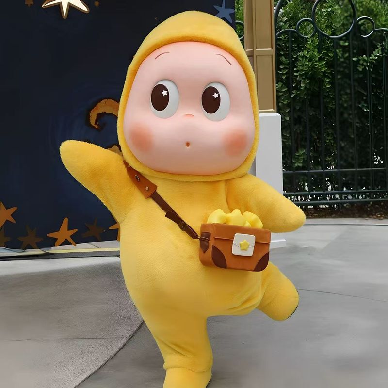 Inflatable Star Man Cartoon Costume Fat Baby Elf Cosplay Headgear Performance Event Props Doll Costume