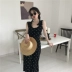 Đầm nữ mùa hè 2019 phiên bản Hàn Quốc của váy liền thân thon gọn thanh lịch điểm váy không tay vest sinh viên - Sản phẩm HOT váy suông dài Sản phẩm HOT