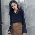 Áo thun phao cổ lọ phiên bản Hàn Quốc mỏng và lỏng, áo thun cổ lọ nữ mùa thu 2018 mới Áo phông