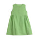 蔡爸爸童装 2025新款绿色裙子 夏装 格子裙 女童装 薄款连衣裙378