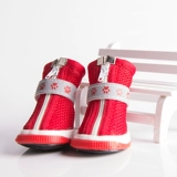 Летние собачьи туфли не падают с набора ног, плюшевые туфли, набор из 4 сандалии для дождевых туфель, маленьких собак, домашних животных