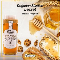 Turkey imported pine honey Glass bottle flower nectar sugar pure natural wild no added baking