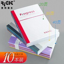 New Wright thin book 32K soft face copy notepad 40 60 80 100 150 type A5 notebook manuscript