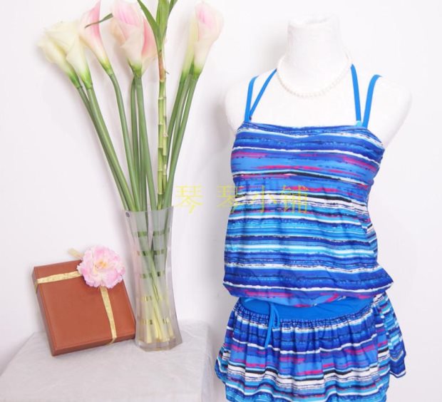 Bộ bikini mới cộng với váy một mảnh 2 thép hỗ trợ ngực nhỏ Tập hợp thời trang Spa nữ đồ bơi kỳ nghỉ áo tắm cho người béo