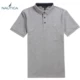 NAUTICA Thanh niên cotton Bắc Âu giản dị nam ngắn tay ve áo trung niên kinh doanh áo polo màu rắn Paul