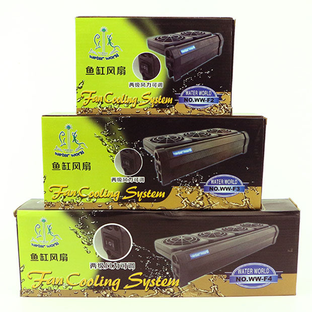 Fish tank fan aquarium cooling fan equipment mute heat dissipation multi-gear adjustable wind speed straw cylinder 1 head to 6 heads