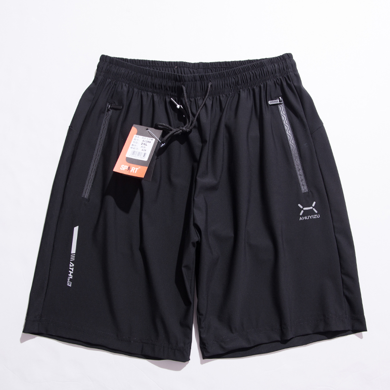 2023 Summer New Men Casual Pants Outdoor Elastic Speed Dry Shorts Light And Breathable Big Code Running Sports 50% Pants-Taobao