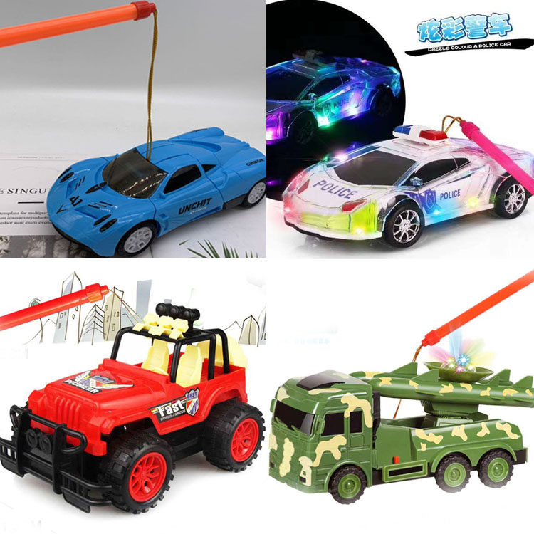 Lantern Festival Children's Day Lantern Portable Toy Luminous Music Lantern Colorful Electric Plastic Sports Car Small Lantern
