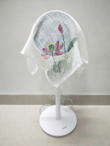 Fan dust cover cloth hand-painted printer soybean milk machine bedside table cover cloth sound tea tray small electrical dust cloth