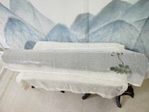 Original Guqin Cover Dust Cover Chinese Style Hand-painted Lotus Zen Guqin Cover Dust Cover Accessories Chinese Retro