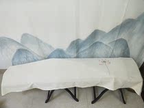 Guzheng dust cover hand-painted cotton and linen guzheng dust cover piano cover lotus guzheng cover piano cover 163 165 original