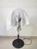 Fan dust cover cloth air circulation fan cover cloth hand-painted Chinese wind small electrical appliance cover cloth universal square cover towel