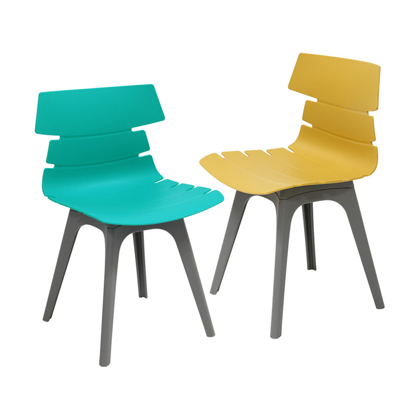 Nordic Plastic Chair Modern Color Chair Office Staff Chair Home Casual Living Room Dining Chair Coffee Shop Fashion Dining Chair