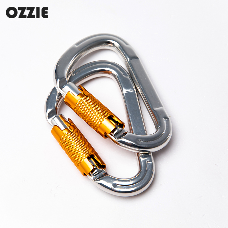 Magnesium alloy outdoor main lock climbing yoga hammock hanging clasp automatic mountaineering lock load bearing climbing safety buckle main lock