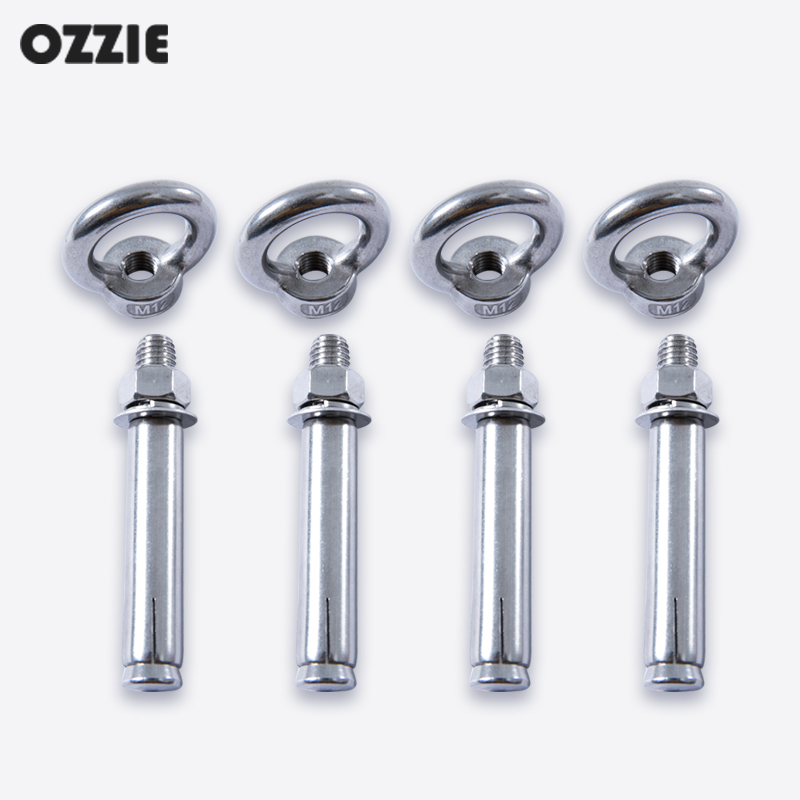 OZZIE Iyengar Yoga Wall Rope Hook 304 Stainless Steel Hook Set of Standard Accessories