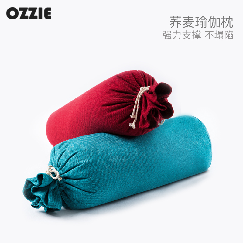 Buckwheat yoga pillow Yin yoga pillow clearance professional iyangger auxiliary cervical spine cylindrical pillow square waist pillow