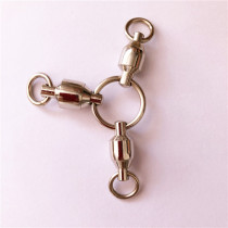 MW bearing swivel three-fork stainless steel swivel sea fishing accessories movable three-fork bearing swivel deep-sea accessories