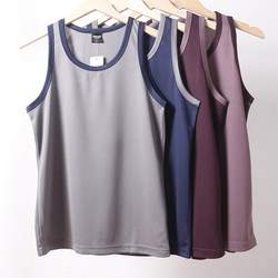 Foreign trade men's clothing tail goods summer quick-drying sports fitness sleeveless vest T-shirt sweat-absorbent breathable basketball vest T-shirt for men