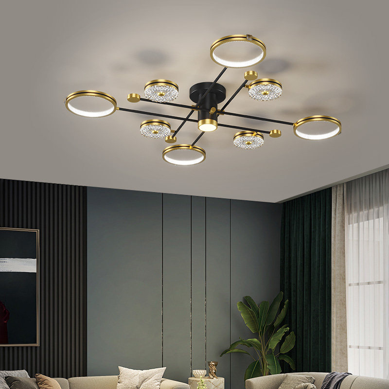 Light and luxurious Living room chandelights modern minimalist High-end Hall Main Lamp Net Red Decorative Chandelia 2021 New Nordic Lamps