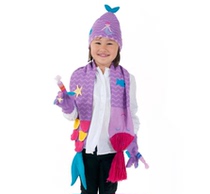 kidorable Mermaid Series Warm Kit Children Scarf Gloves Hat Spot