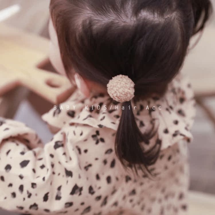 Mùa thu và mùa đông trẻ em mới phụ kiện tóc bé kẹp tóc BB clip cô gái Teddy tóc bóng dầu thả dầu công chúa tóc ban nhạc cao su dây đầu dây cột tóc scrunchies