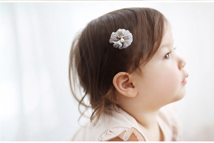 Clip trẻ sơ sinh và trẻ nhỏ tóc tóc khối lượng cô gái tóc bé clip trẻ em hói clip phiên bản Hàn Quốc 0-3 tuổi phụ kiện tóc đầu trang sức dây cột tóc vải scrunchies
