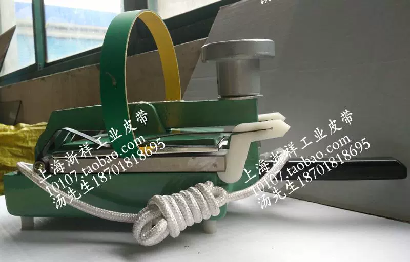 Nylon phim tốc độ cao đai cơ sở đai rồng truyền động đai phôi bằng phẳng máy kết nối đai máy liên kết máy hàn nhiệt mối nối máy keo