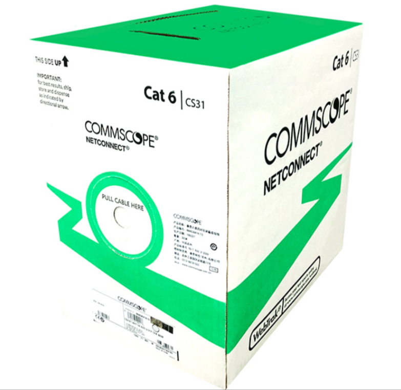 COMMSCOPE CAT6 unshielded 23AWG LOW smoke zero halogen VIDEO SURVEILLANCE NETWORK cable CS31Z1 TWISTED pair