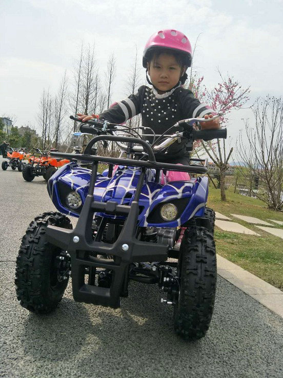 Mini Bull Bốn Bánh Xe ATV Trẻ Em Người Lớn Đồ Chơi Xe Mini ATV Bắt Đầu Điện Bốn bánh Xe Máy