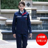 DS маленькая молния скрытая синяя стойка -верхняя топ воротник