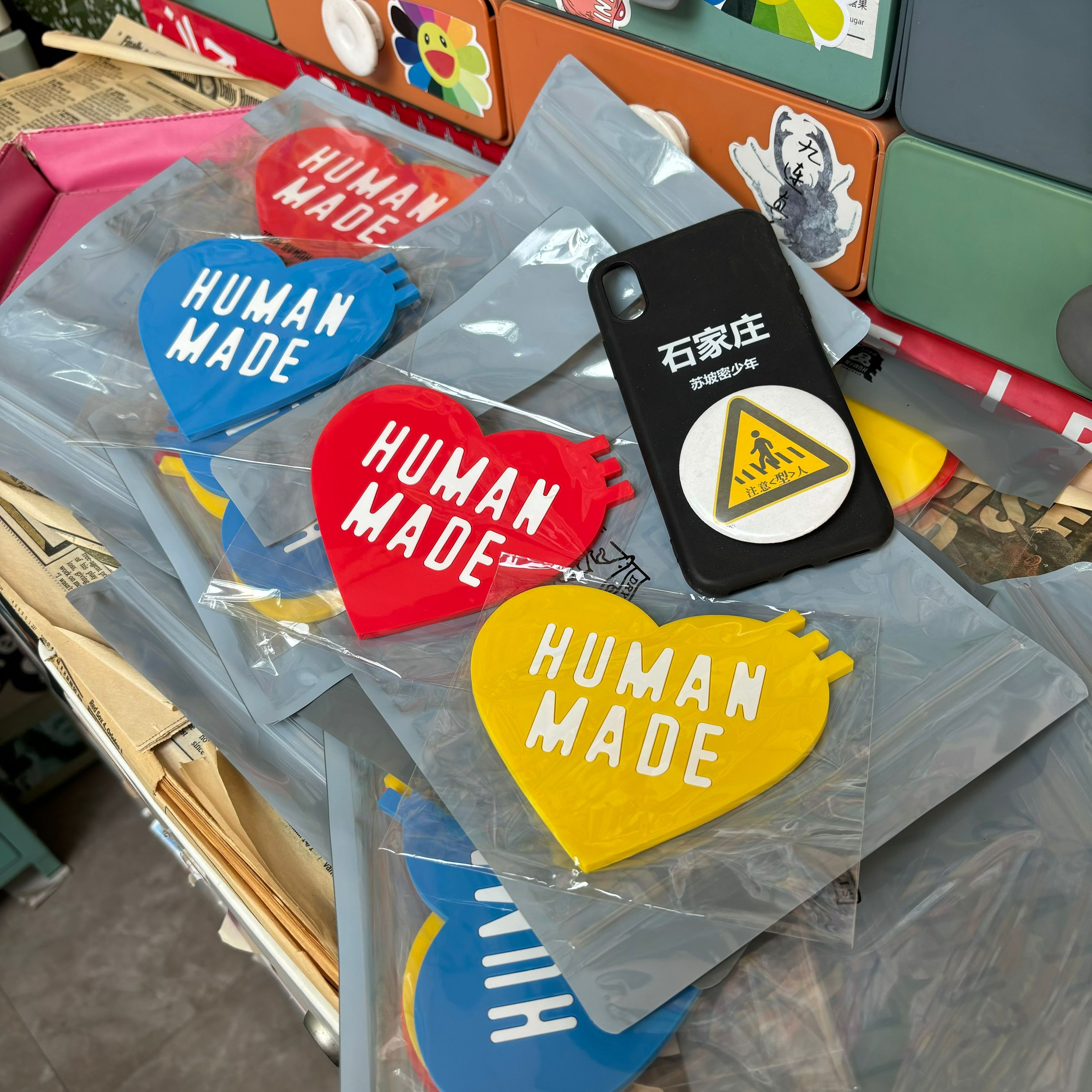 【3色セット】HUMAN MADE HEART RUBBER BAND 휴먼 메이드 하트 러버 밴드 블루 | Human Made | KREAM
