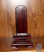 Sacrificial Supplies Incense Zhangmu Wooden Tablets Solid Wood Ancestral Spirits of the Ancestral Spirit Throne for free lettering to the birth lotus position