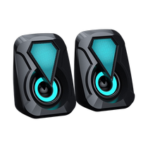 Newman computer audio desktop home wired small speaker desktop subwoofer colorful light laptop speaker 934