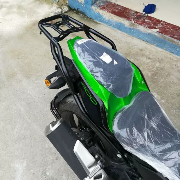 Thích hợp cho Kawasaki Z400 Ụ Ụ Z400 Giá sau Ụ đơn Hộp Ụ phía sau Cánh sau Sửa đổi móc treo - Xe máy Sopiler