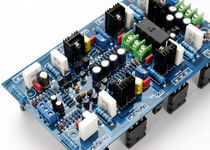 AB18 High power dual track power amplifier board (2SA1943 2SC5200 original installed Toshiba pipe) with radiator