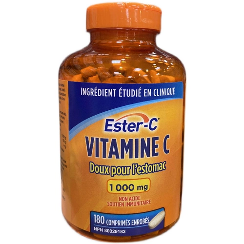 Spot Canadian Ester-C-сложный химический витамин C VC+кальций+Zinc 1000MG180 Капсула не повредит желудка и может легко поглощать