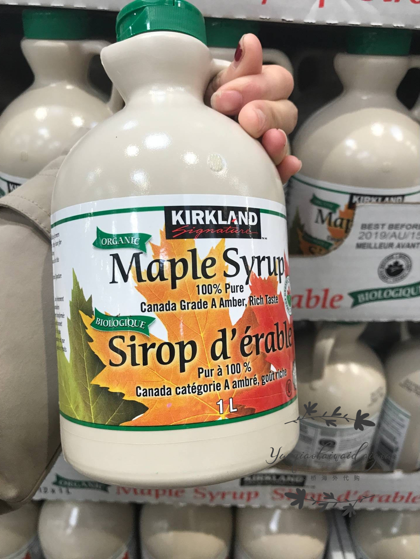 Spot Canada Kirkland Can Lan A Grade Maple Maple Syrup Maple Maple Maple Leaf 1 Liter Load Baking Coffee