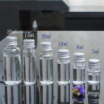 5 10 15 20 30ML aluminum cap bottle transparent plastic bottle PET lotion bottle make up bottle small empty bottle