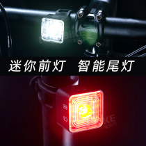 Bike Night Ride Light Taillight Mountain Bike Light USB Charging Popflash Warning Lights Bike Light Riding Equipment Accessories