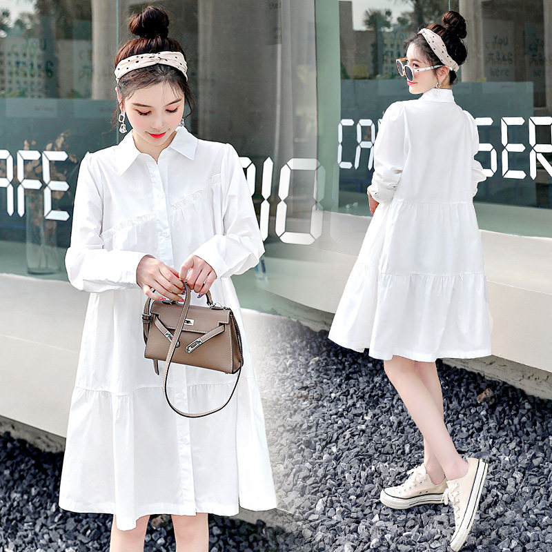 2022 pregnant woman Spring loaded foreign dress Long sleeves Pregnancy Woman Dress Spring New Suit Stylish pregnant woman skirt spring blouses