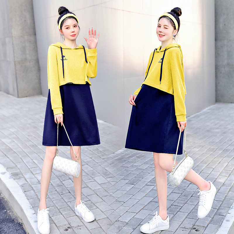 2022 New pregnant women's spring clothing suit fashion models Two sets of breastfeeding pregnant women dress up for spring and autumn clothes for pregnant women