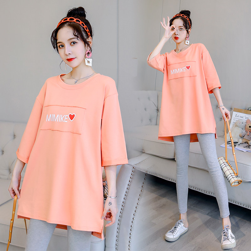 2022 New Pregnant Women Fashion Summer Summer T - shirt Fall - shirt Fall - suit for Fall Maternity Cloth