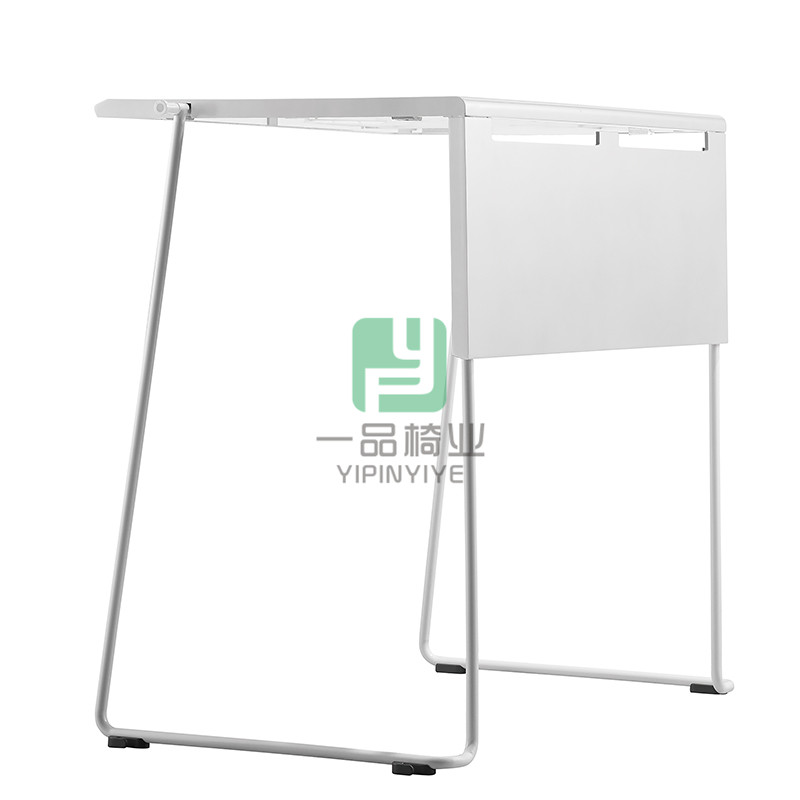 Stackable student table simple conference table painting table writing table single plastic steel training table tutoring class learning table