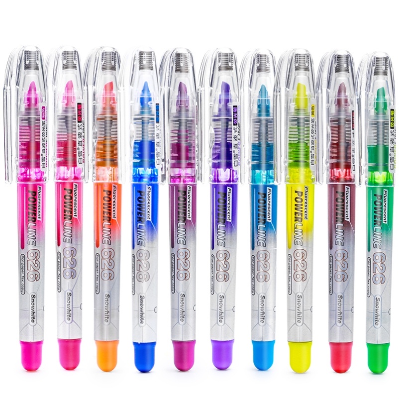 OCD pen Color marker pen thin head Candy color rough stroke key soft head hand account exam special flash double line