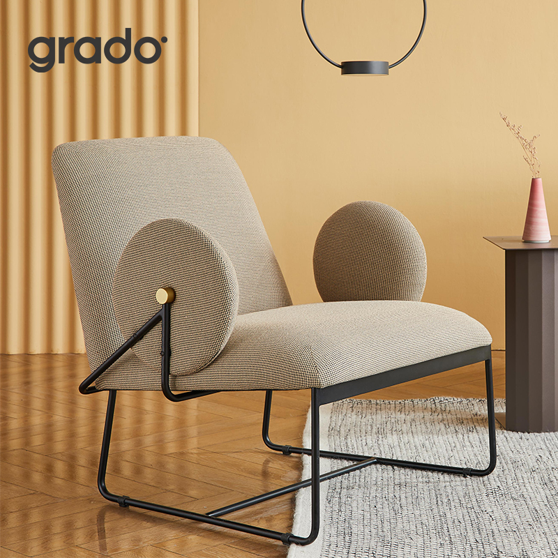 Geruron leisure chair light and luxurious modern Nordic artist with living-room sofa chair by back chair in single position